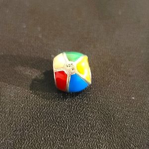 Authentic CHAMILIA Beach Ball fits Pandora Type Bracelets 925 silver stamped
